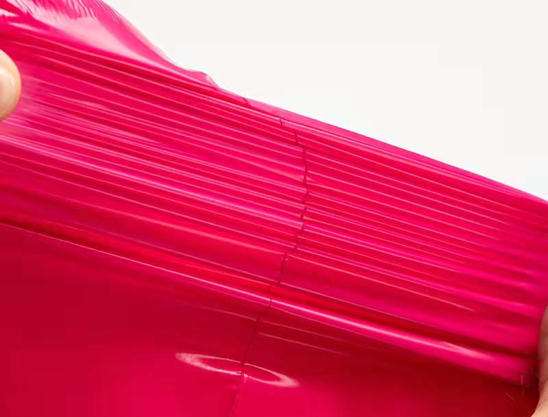 范玫红色快递袋-05