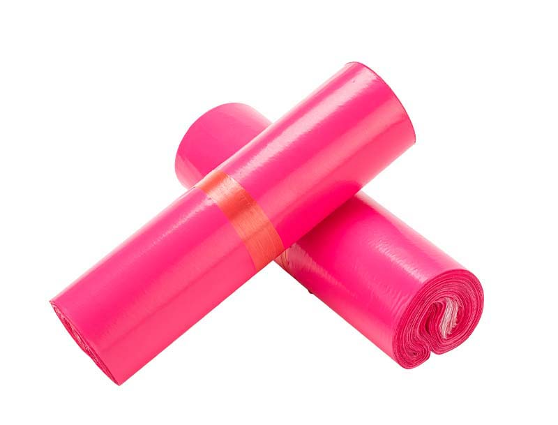 范玫红色快递袋-02